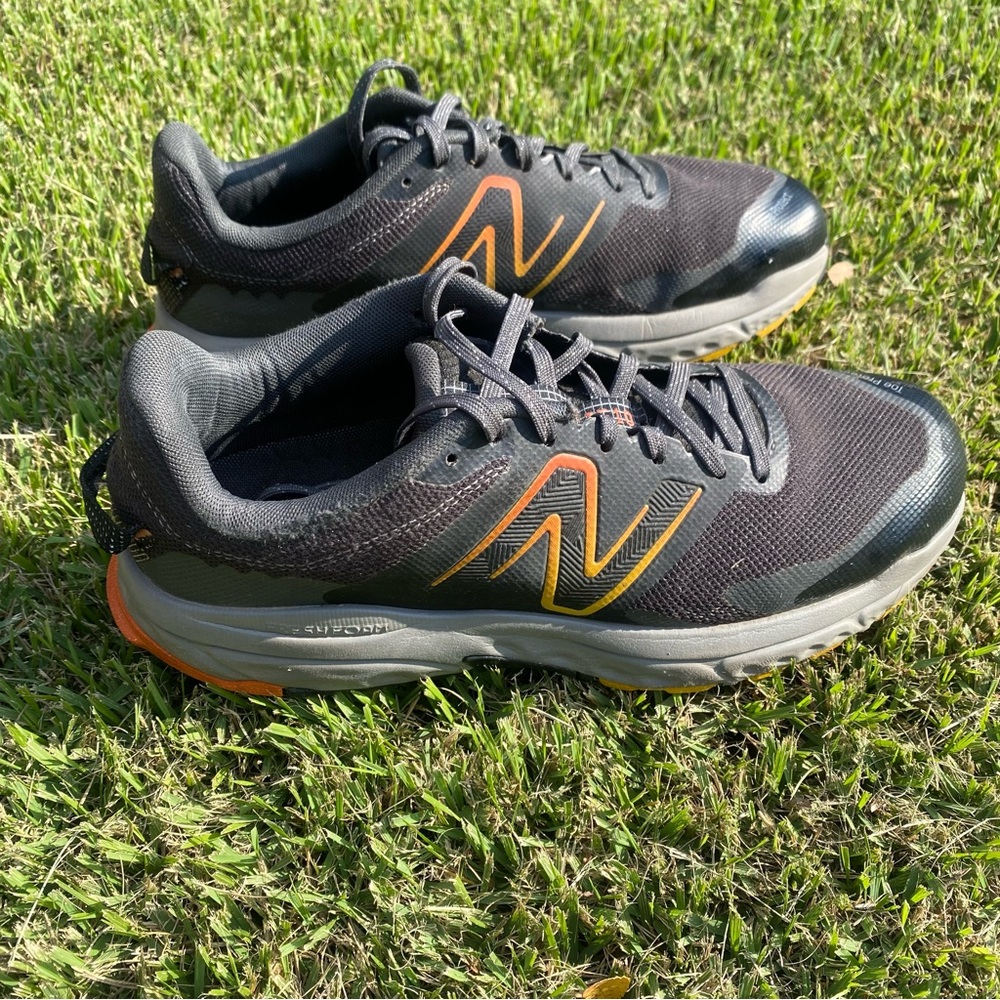 Men’s New Balance Fresh Foam 510 Running Shoe - Black / Orange Sneaker - Size 9